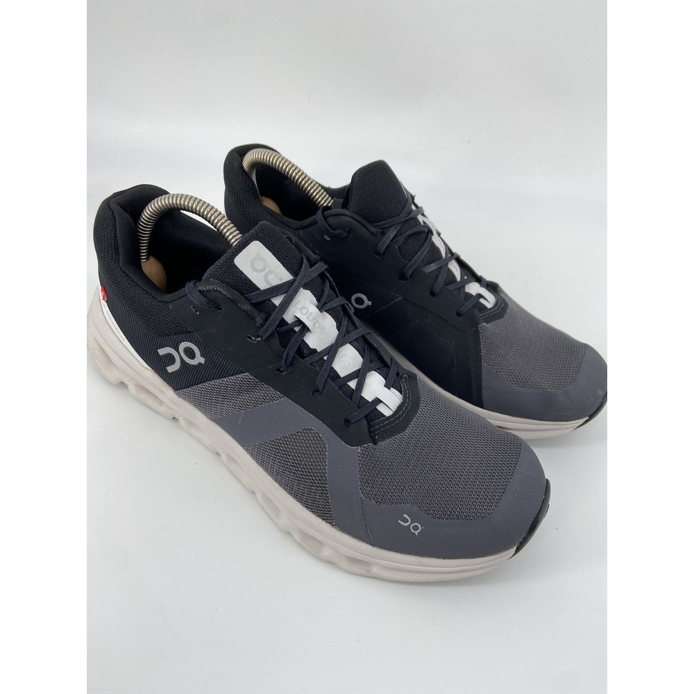 On Cloudrunner Shoes Mens 9.5 Gray Running Sneakers Athletic